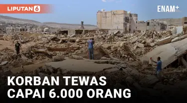 Korban Tewas Akibat Banjir di Libya Sudah Mencapai 6.000 Orang