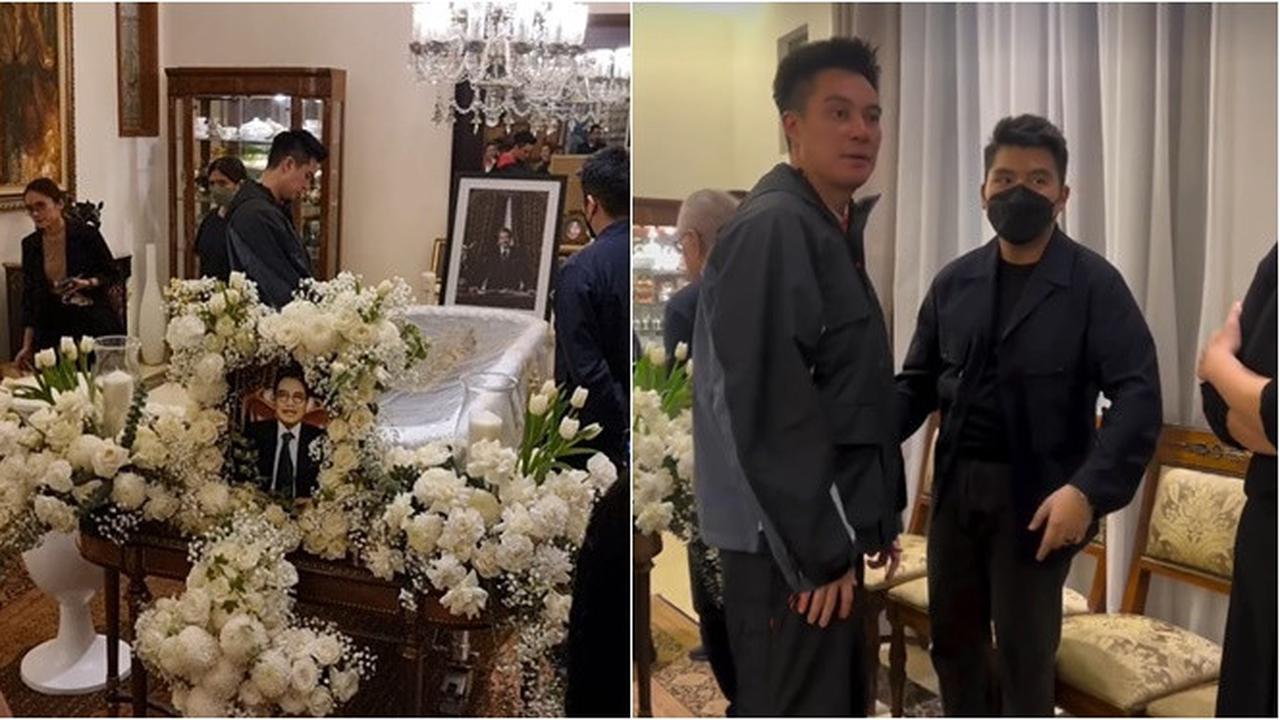 6 Potret Baim Wong Melayat Hotma Sitompul, Tetap Hadir Usai Hadapi Perceraian