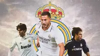 Real Madrid - Kaka, Eden Hazard, Antonio Cassano (Bola.com/Adreanus Titus)