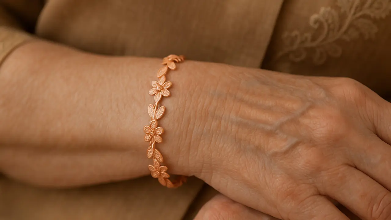 Gelang emas untuk orang tua (Foto: ChatGPT)