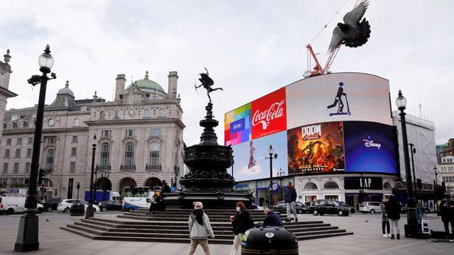 Pemandangan Sepi Kota London Imbas COVID-19