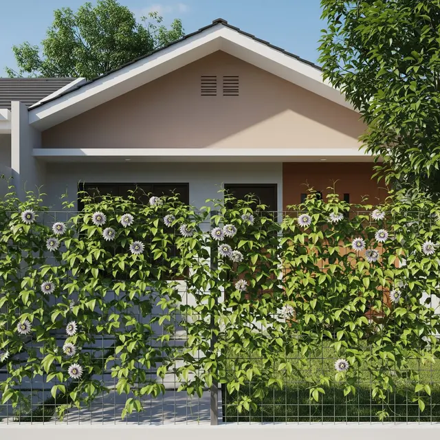Ide Pagar Hidup Buah untuk Rumah Subsidi (Image by Gemini AI)