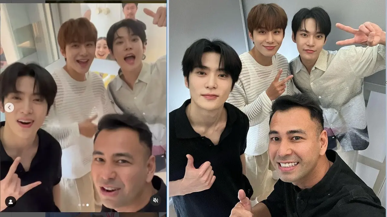 NCT DoJaeJung kunjungi rumah baru Raffi Ahmad dan Nagita Slavina (Foto: Instagram raffinagita1717)