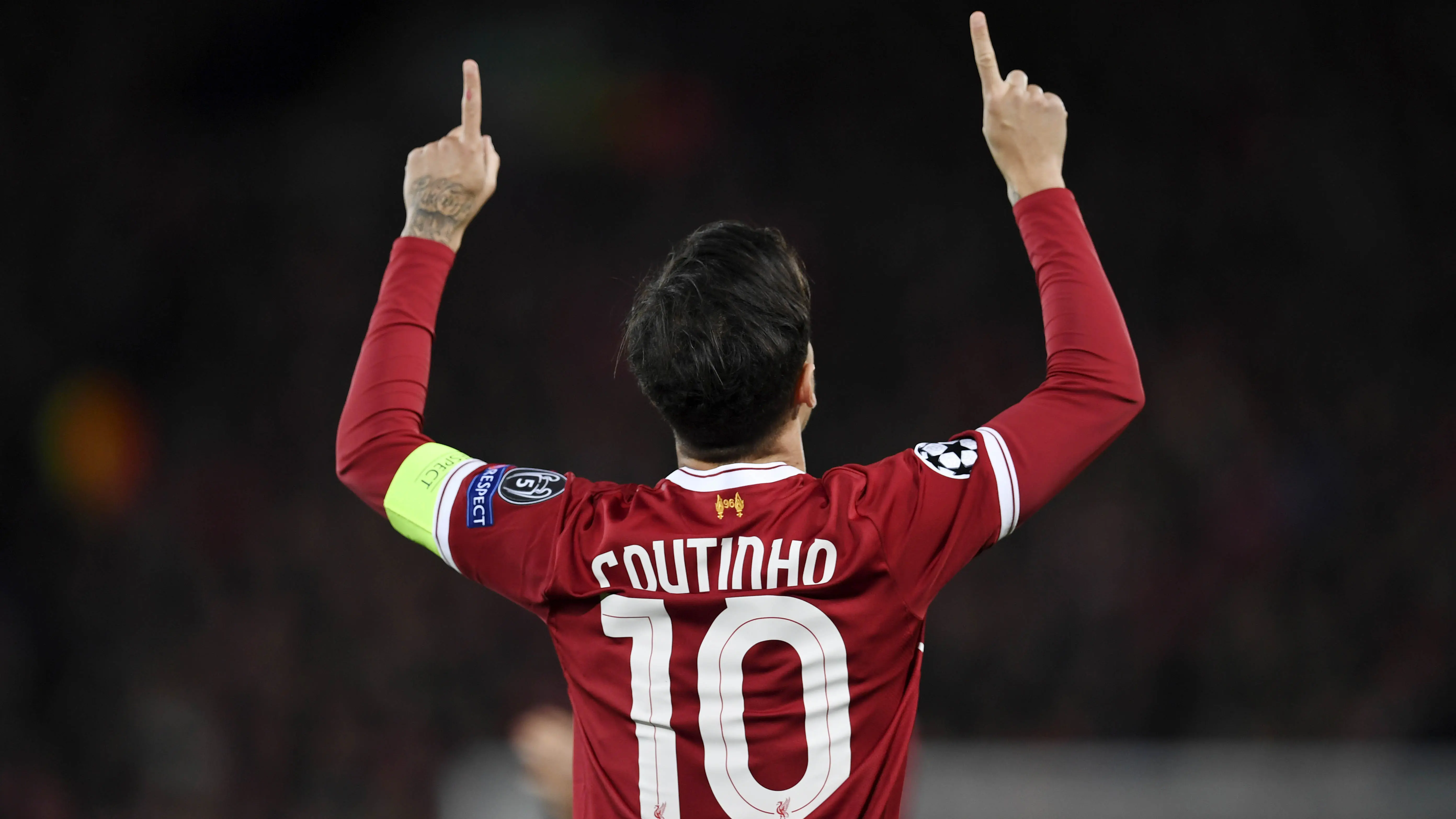 Barcelona melalui situs resminya mengumumkan bahwa telah berhasil mendatangkan Philippe Coutinho dari Liverpool pada bursa transfer Januari 2018. (AFP/Paul Ellis)