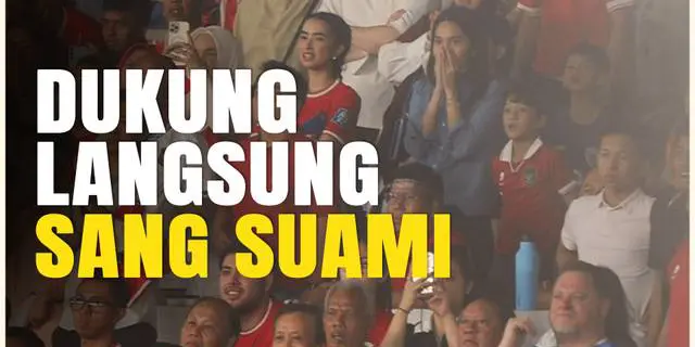VIDEO: Momen Azizah Salsha Beri Dukungan Langsung Pratama Arhan di Laga Timnas Indonesia Vs Australia