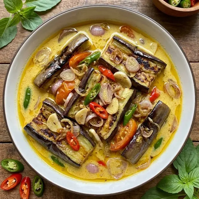 Resep Terong Bakar Santan