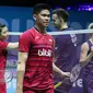 Praveen Jordan/Debby Susanto tersingkir di semifinal BWF Super Series Finals 2016 setelah kalah dari pasangan Inggris, Chris Adcock/Gabriel Adcock, di Hamdan Sports Complex, Dubai, Sabtu (17/12/2016). (Humas PP PBSI)