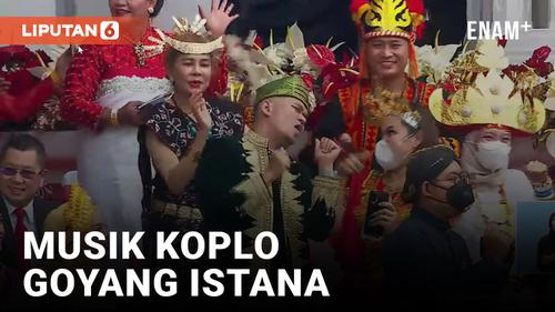 VIDEO: Musik Koplo Goyang istana Merdeka, Jokowi dan Meteri Asik Joget