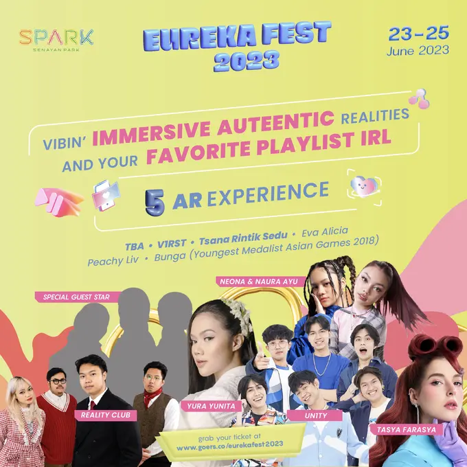Cuma di Eureka Fest 2023, Para Remaja Bisa Bebas Berekspresi Sepuasnya Sekaligus Having Fun Bareng Bestie