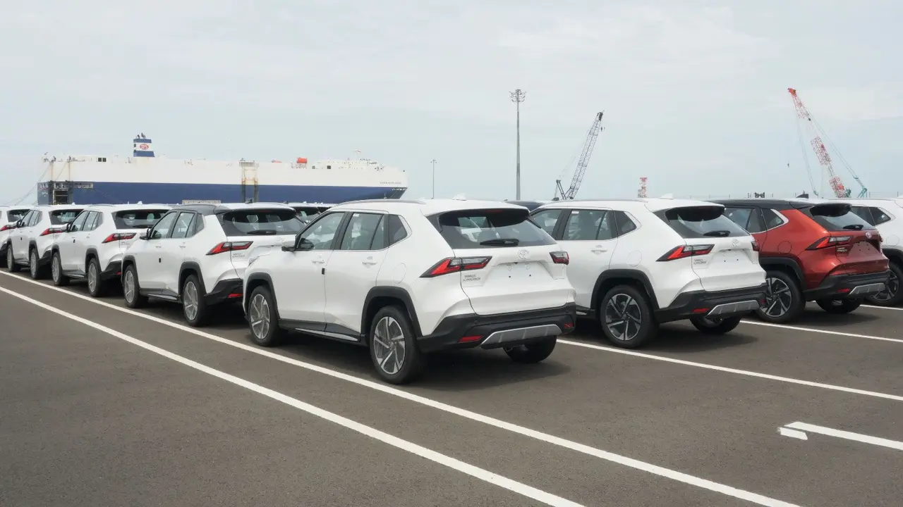 Ekspor kendaraan elektrifikasi Toyota Indonesia