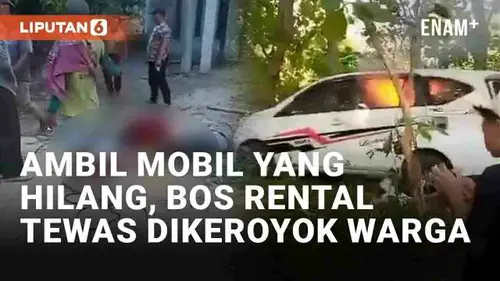 VIDEO: Bos Rental Tewas Dikeroyok Warga di Pati, Dituduh Maling Saat Ambil Mobil yang Dicuri