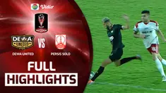 Berita video highlights laga Grup A Piala Presiden 2022 antara Dewa United melawan Persis Solo yang berakhir dengan skor 1-1, Jumat (24/6/2022) sore hari WIB.