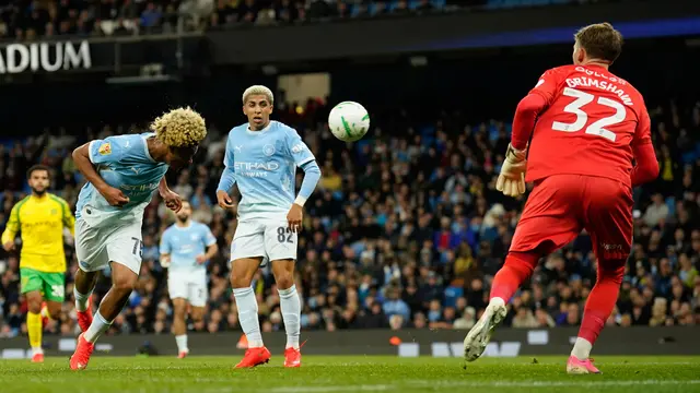 Pemain Manchester City Floyd Samba