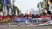 Ribuan Buruh Mulai Kepung Istana