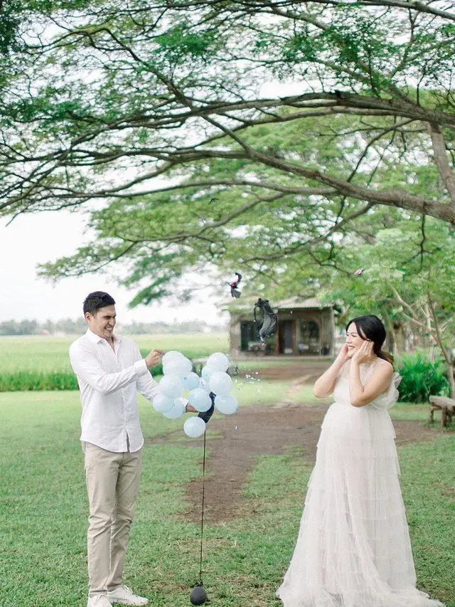 6 Momen Marcel Chandrawinata dan Istri Ungkap Jenis Kelamin Anak Pertama