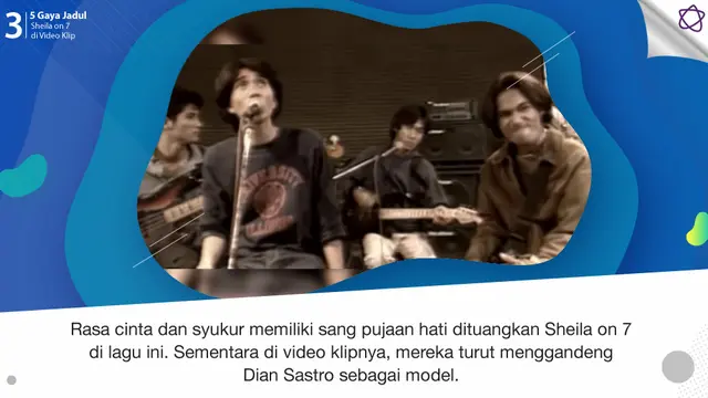 [Bintang] 5 Gaya Jadul Sheila on 7 di Video Klip