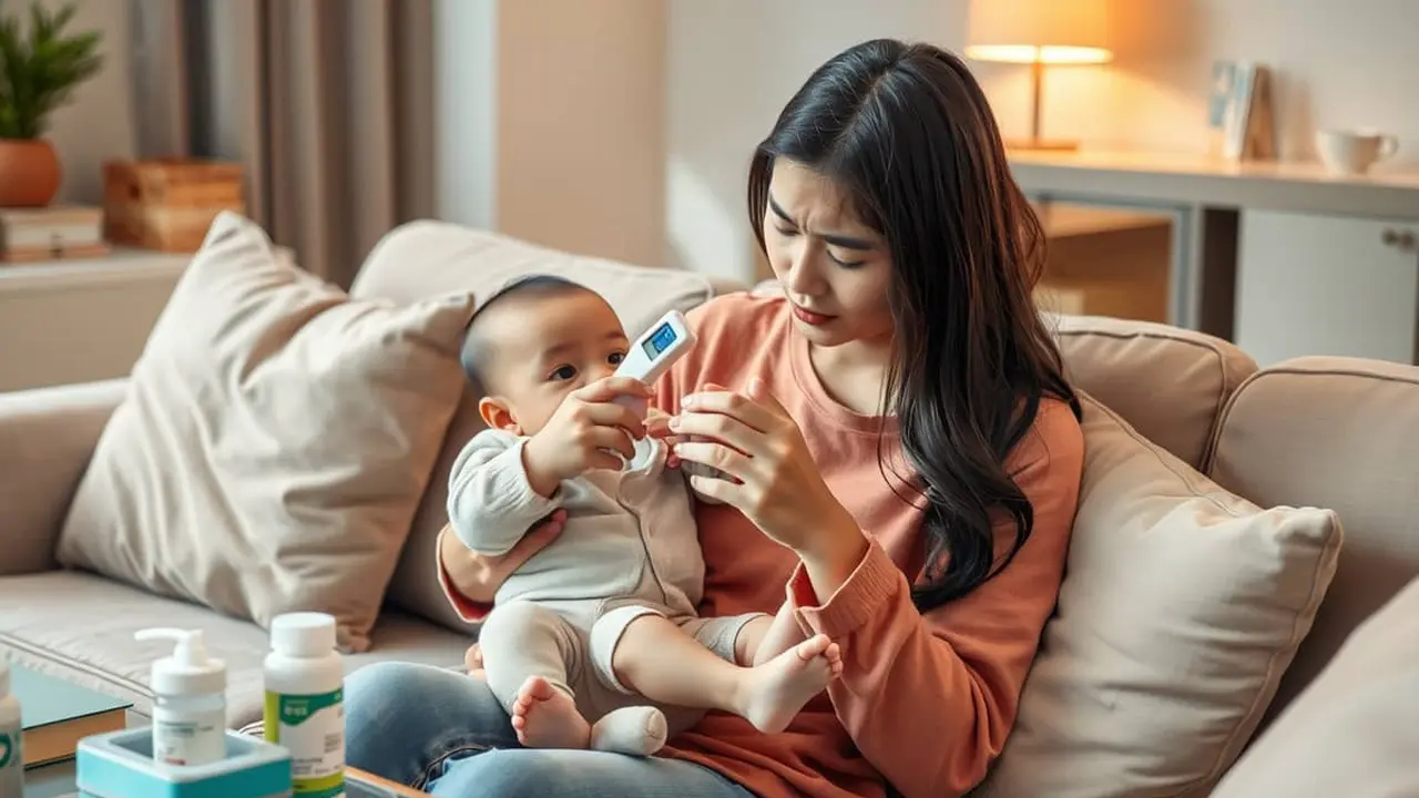 cara menurunkan panas pada bayi