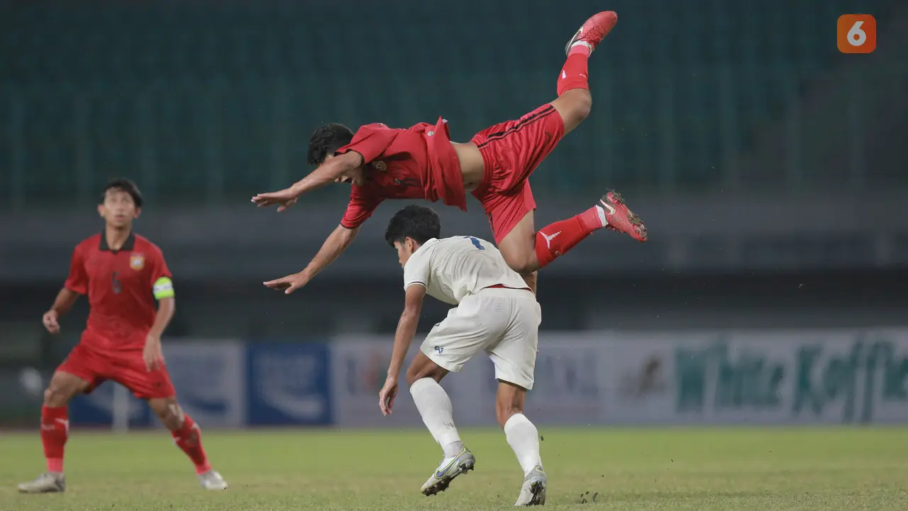 Semifinal Piala AFF U-19 2022 antara Timnas Laos U-19 Melawan Timnas Thaliand U-19
