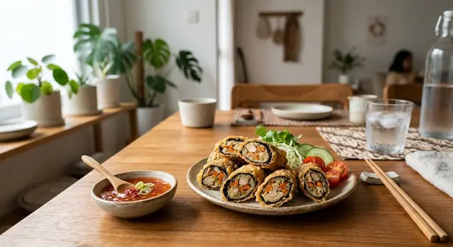 Cara Membuat Ayam Gulung Nori