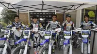 Kelima pembalap peserta Master Camp yang berkesempatan dilatih Valentino Rossi. (Yamaha MotoGP)