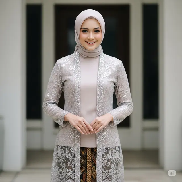 Kebaya Outer Brokat Transparan
