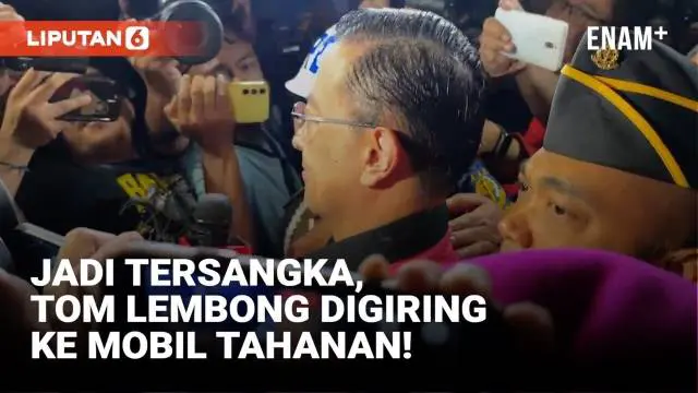 VIDEO: Eks Mendag Tom Lembong Resmi Jadi Tersangka Kasus Korupsi Impor Gula