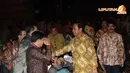 Bertempat di Gedung Bidakara, Jakarta, ratusan purnawirawan pejuang TNI-Polri itu mendeklarasikan dukungannya terhadap Prabowo sebagai Capres dalam Pemilu Mendatang (Liputan6.com/Helmi Fithriansyah) 