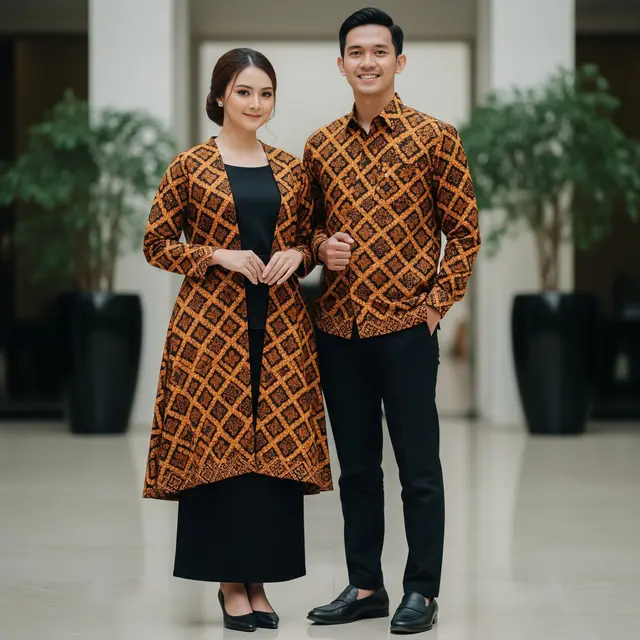 Model Atasan Batik Couple Sarimbit Terbaru