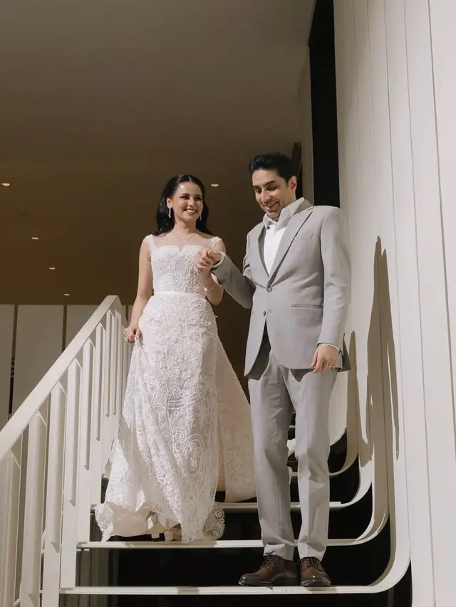 Gaya Elegan bak Princess ala Pemeran Kaluna, Yunita Siregar Resmi Dinikahi di Momen Valentine 2025