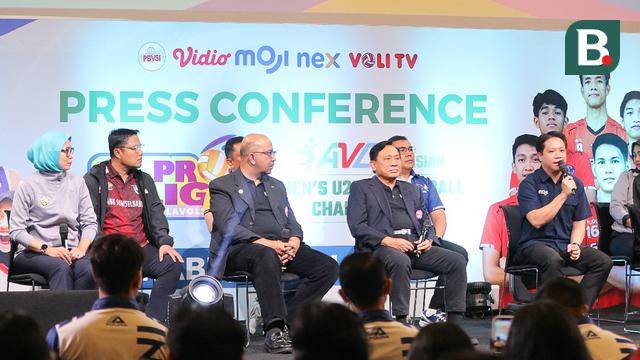 Konferensi Pers Grand Final PLN Mobile Proliga 2024