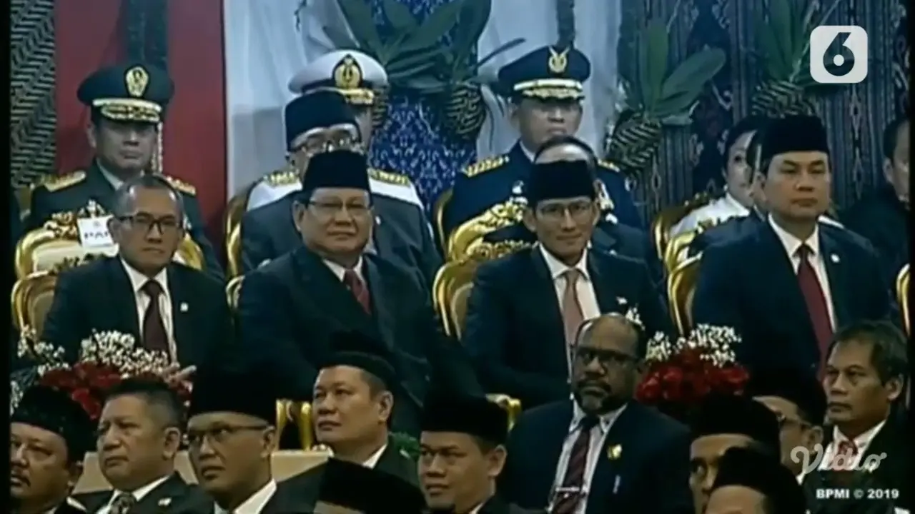 Ketua Umum Partai Gerindra Prabowo Subianto dan Sandiaga Uno