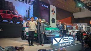 Peluncuran iCAR V23 di Indonesia International Motor Show (IIMS) 2026 (Liputan6/Azkal Azkia)