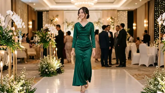 8 Tren Model Dress Simple Elegan Panjang untuk Kondangan 2026, Tampil Memukau