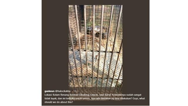 Tak Layak Huni, 4 Potret Mini Zoo Ini Bikin Miris