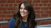 Kate Middleton secara resmi membuka unit operasi hari baru di rumah sakit anak Evelina London di Westminster, London pagi ini.  (AP Photo/Kirsty Wigglesworth)