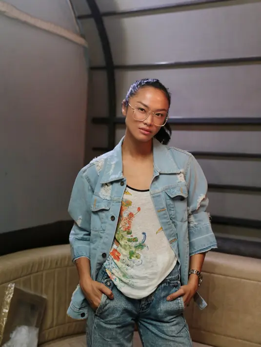 "Ini horor pertama aku, dari dulu suka nonton horor juga," kata Kelly Tandiono saat ditemui di The Groove Suites, Epicentrum, Kuningan, Jakarta Selatan, Kamis (11/1/2018). (Adrian Putra/Bintang.com)