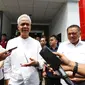 Bakal calon presiden (bacapres) 2024 PDI-P Ganjar Pranowo saat melakukan safari politik di Kota Manado, Sulawesi Utara. (Istimewa)