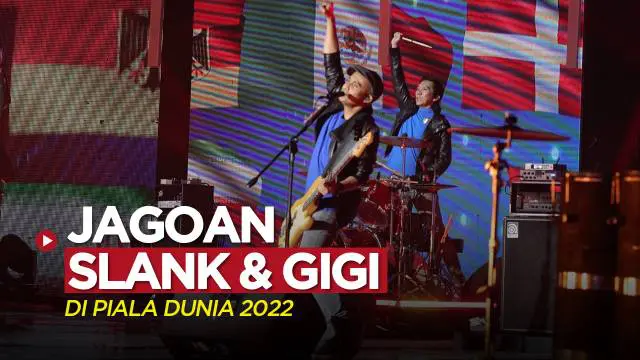 Berita video dua band legendaris Indonesia, Slank dan Gigi, ungkap jagoan mereka di Piala Dunia 2022.