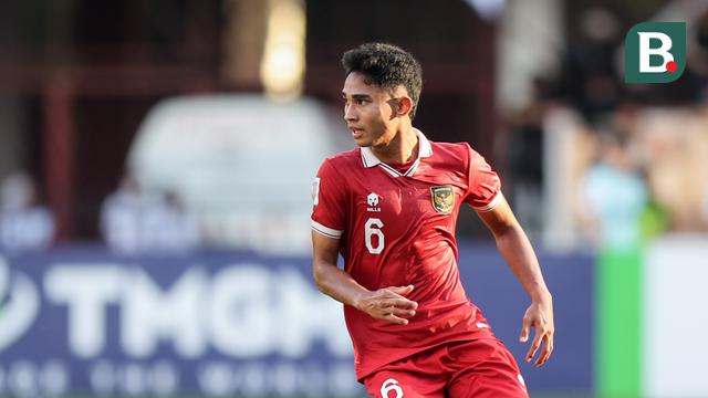 Pemain Timnas Indonesia Marselino Ferdinan