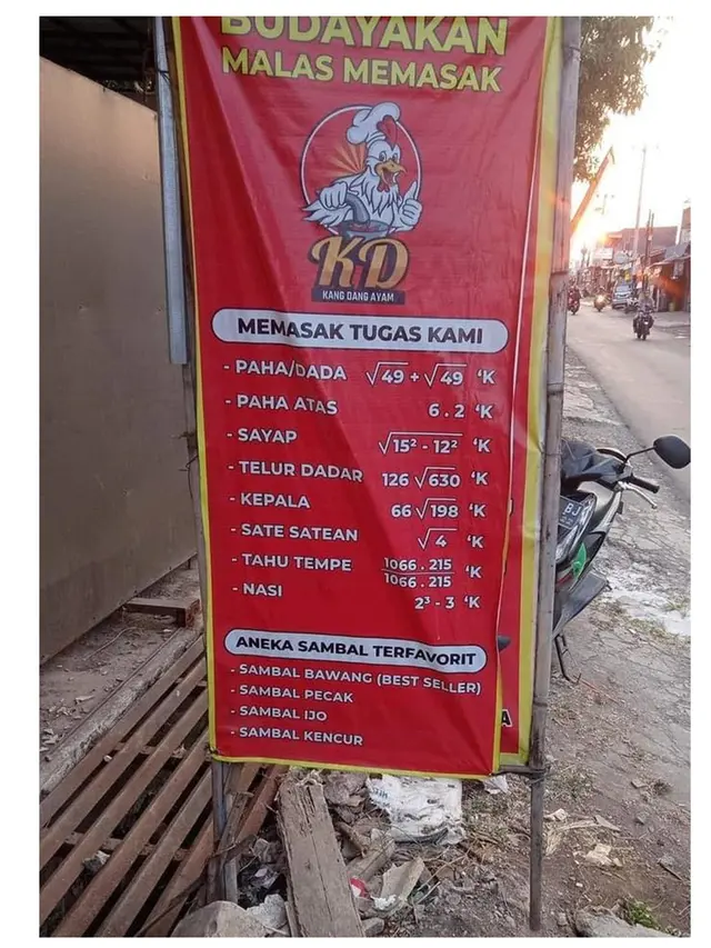 6 Tulisan Strategi Marketing 'Budayakan Malas Masak' Ini Bikin Tepuk Jidat