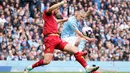 Berlaga di markas sendiri, Manchester City tampil penuh percaya diri. (AP Photo/Dave Thompson)