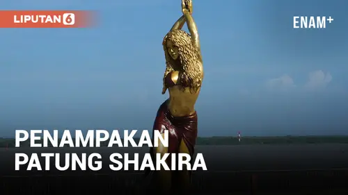 VIDEO: Patung Shakira Didirikan di Kampung Halamannya di Kolombia