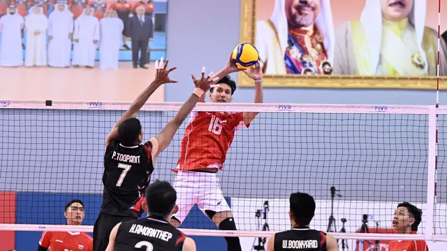 Tedi Oka Syahputra - Timnas Voli Putra Indonesia - AVC Nations Cup 2025 - Bola Voli