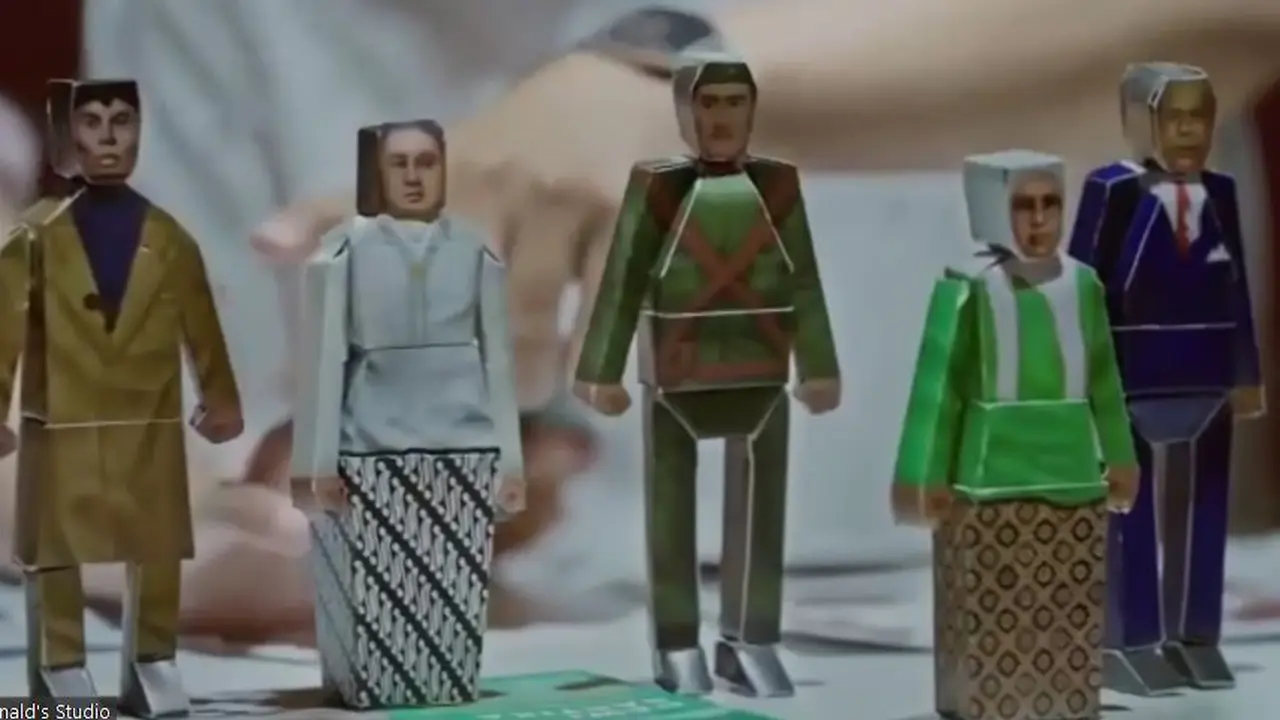 Mengenal Lebih Dekat Jenderal Soedirman dan 5 Tokoh Pahlawan Indonesia Lewat Boneka Kertas 3D