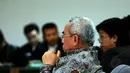 Saat jaksa mengorek keterangan soal adanya duit saku kepada DPC yang menghadiri deklarasi, Isran lagi-lagi menjawab tidak tahu, (1/9/14).(Liputan6.com/Faisal R Syam)