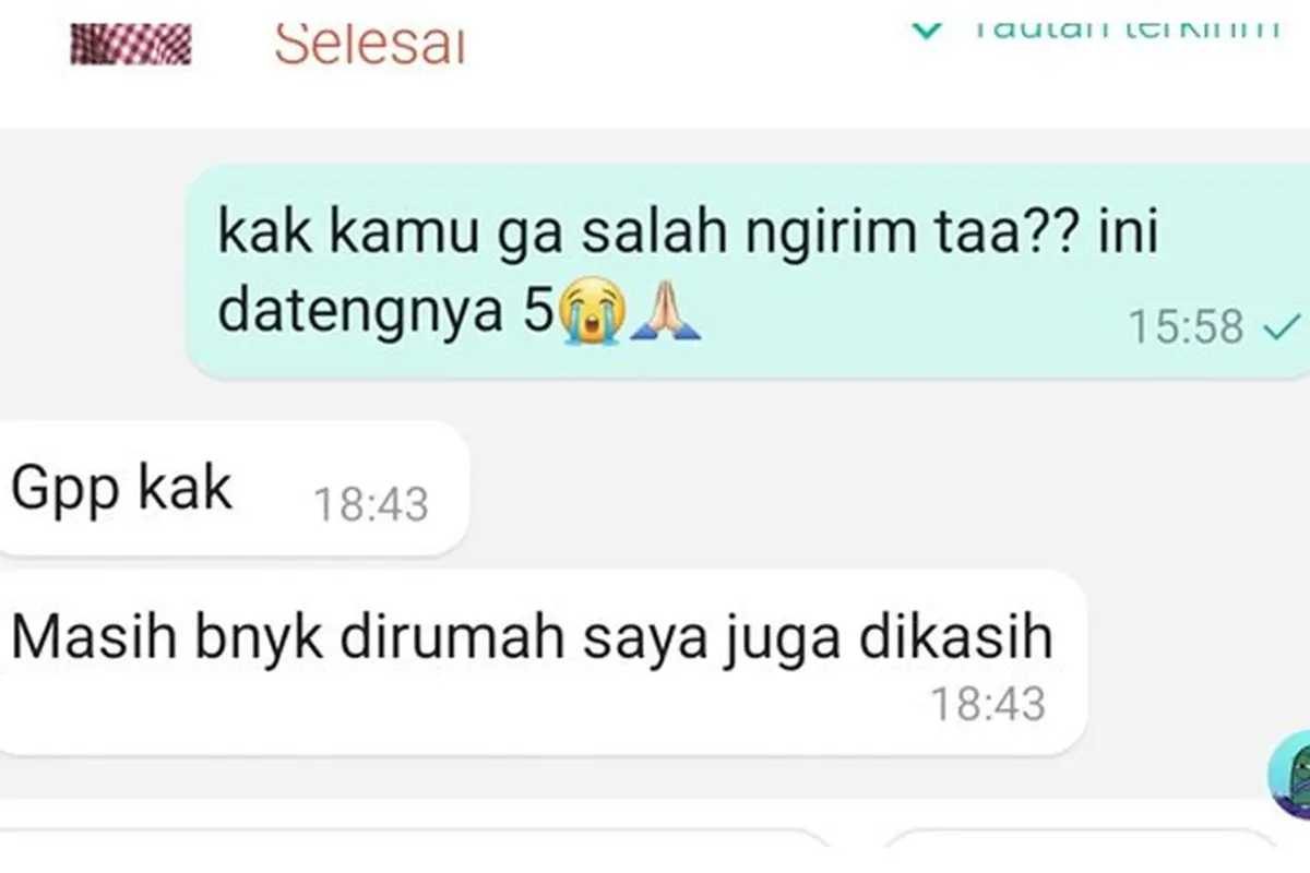 7 Chat Pembeli dapat Banyak Bonus dari Penjual Online Shop Ini Bikin Senyum Sendiri