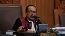 Hakim Sarpin Rizaldi memimpin sidang praperadilan Komjen Budi Gunawan kepada KPK di Pengadilan Negeri Jakarta Selatan, Jakarta, Jumat (13/2/2015). (Liputan6.com/Johan Tallo)