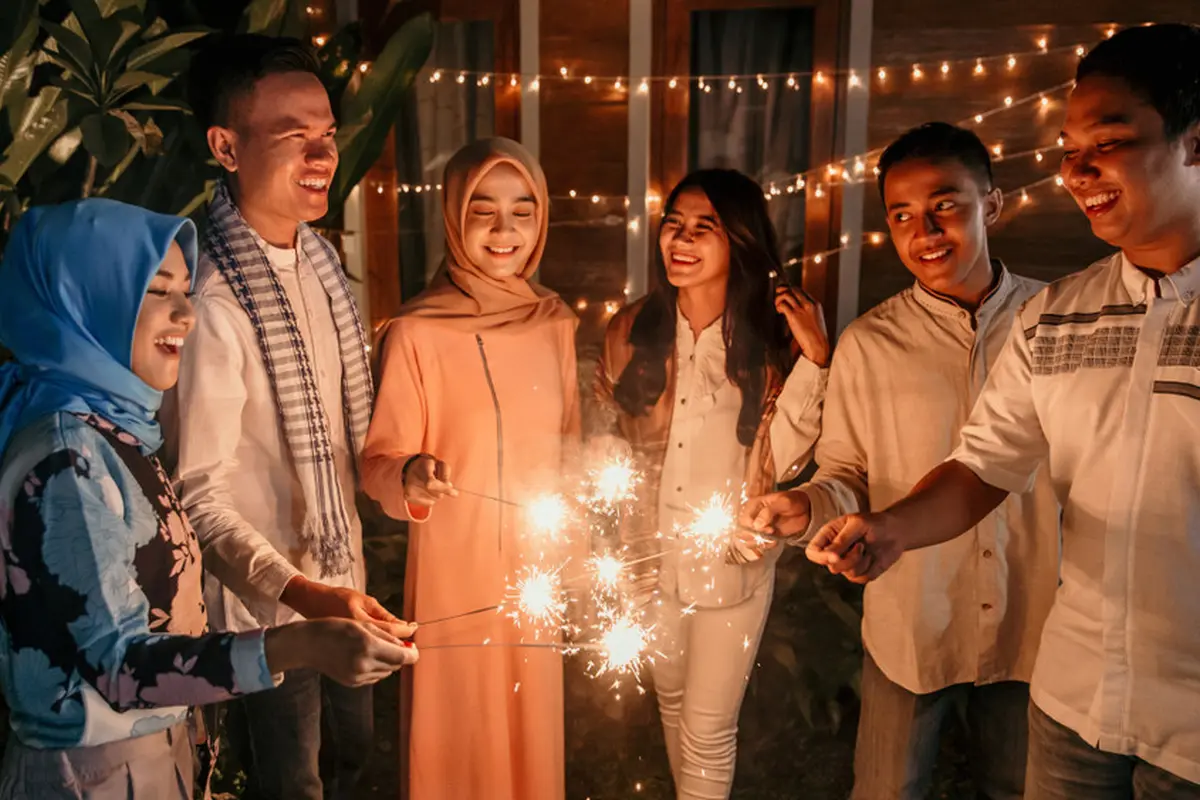 lebaran islam hari raya ramadan keluarga