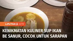 Rekomendasi sarapan pagi kali ini cocok buat Anda yang suka sarapan berat di pagi hari. Namanya sup ikan Be Sanur yang tinggi protein dan rasanya kaya akan bumbu rempah khas Bali.