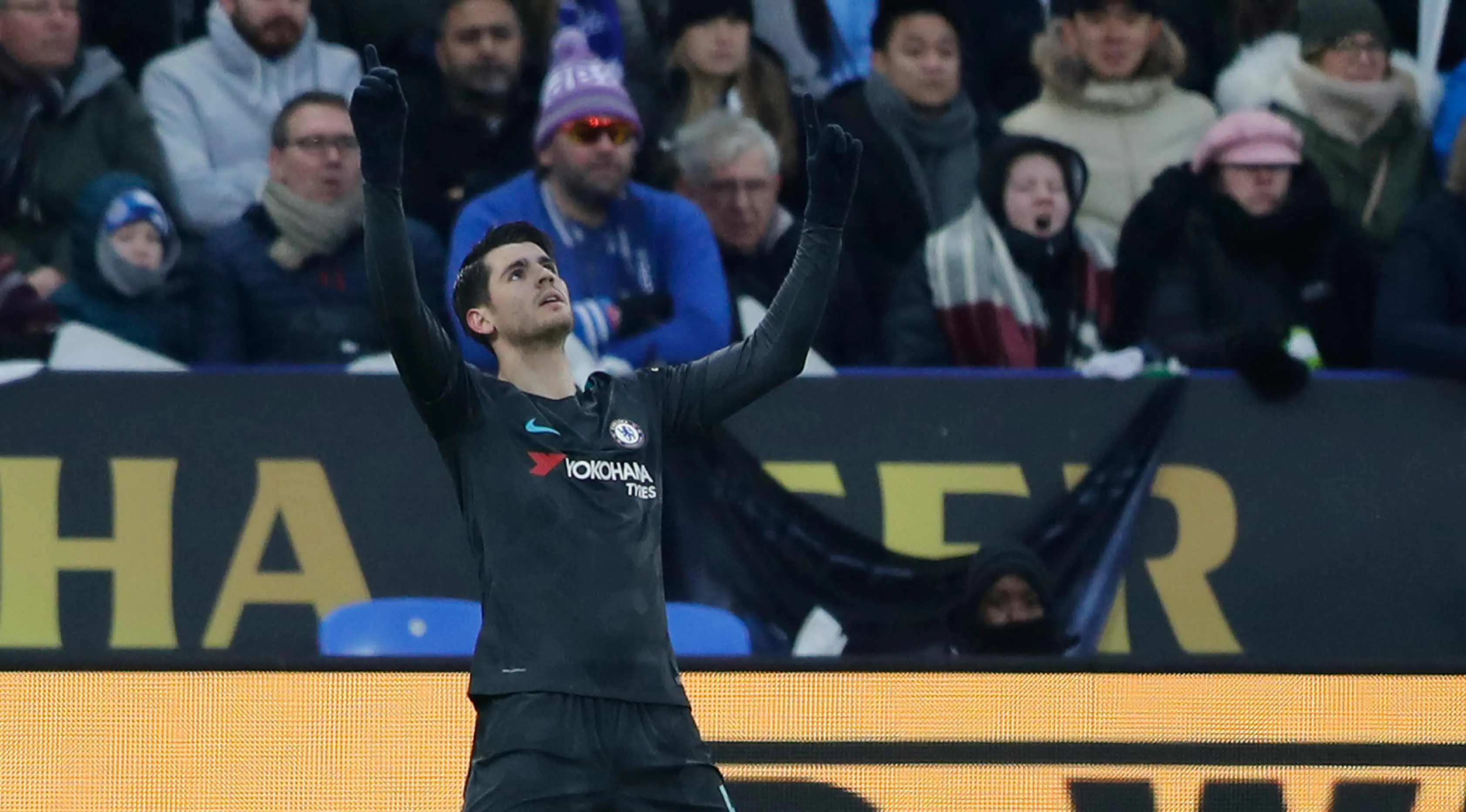 Penyerang Chelsea, Alvaro Morata (AP Photo / Frank Augstein)